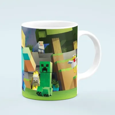 Кружка с принтом Minecraft 1-7