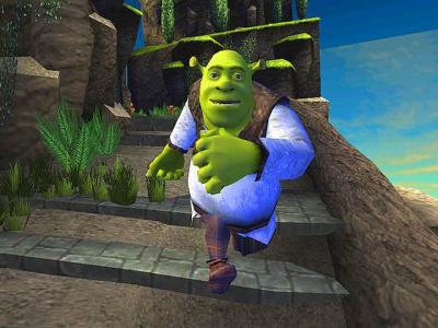 Shrek the Third (PS2, б/у, множ.царап., устанавливается на 100%)