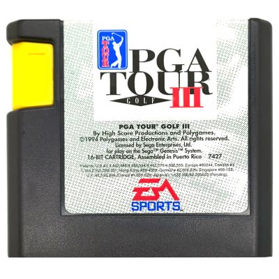 Картридж PGA Tour Golf III (б/у) в боксе