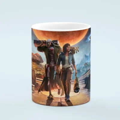Кружка с принтом Star Wars Outlaws Amazingame