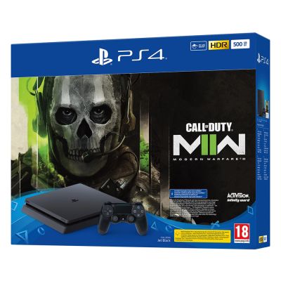SONY Playstation 4 Slim (PS4) 500Gb + игра Call of Duty Modern Warfare 2 (Black) 11.00 EU