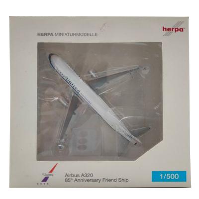 Модель самолета Herpa Wings 518857 United Airlines Friend Ship Airbus A320 N475UA 1:500