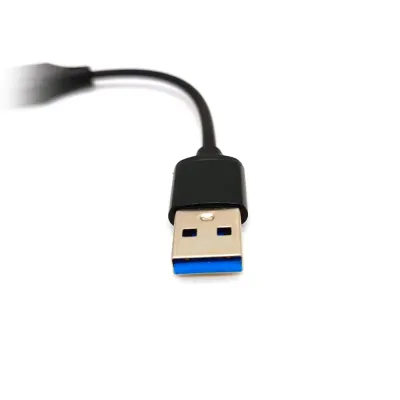 Разветвитель USB (Hub) QC07, 4 порта USB 2.0 (черный)