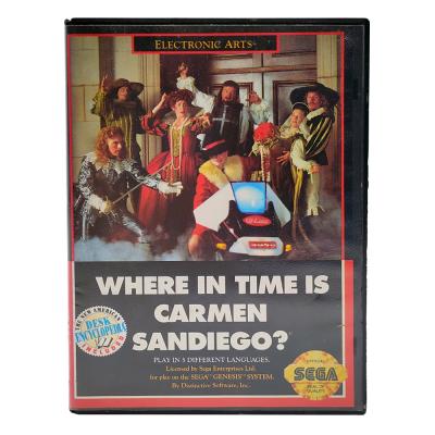 Картридж Genesis Where in Time is Carmen Sandiego? (б/у) в боксе с инструкцией