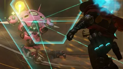 Overwatch Origins Edition (PS4/PS5, б/у, рус., множ.царап., уст. на 100%) русская обложка