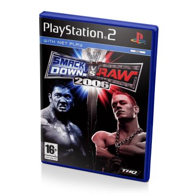 WWE SmackDown vs. Raw 2006 (PS2, б/у, незнач.царап., устанавливается на 100%)
