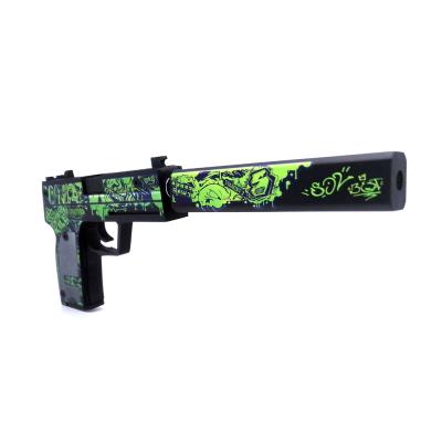 Деревянный пистолет VozWooden Active USP-S СтикерБомбинг (резинкострел)