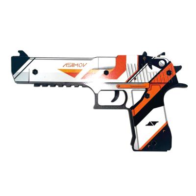 Деревянный пистолет Дезерт Игл Азимов (резинкострел) Mod.2 EcoToys