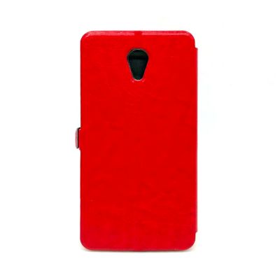 Чехол-книжка для Meizu M5 Note (глянцево-красный)