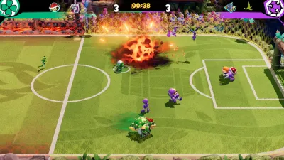 Mario Strikers Battle League Football (Nintendo Switch, рус.) витринный образец