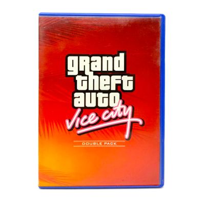 Grand Theft Auto GTA Vice City (PS2, б/у, множ.царап., уст. на 100%) обложка из Double Pack