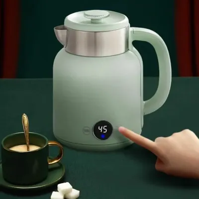 Чайник Qcooker Retro Electric Kettle CR-SH1501 1.5L с датчиком температуры (Green)
