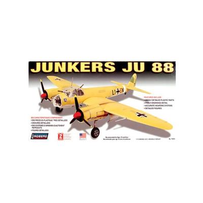 Склеиваемая модель самолета Hawk Lindberg Junkers JU-88 масштаб 1/72 HL70509