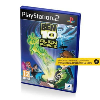 Ben 10 Alien Force (PS2, б/у, множ.царап., устанавливается на 100%)