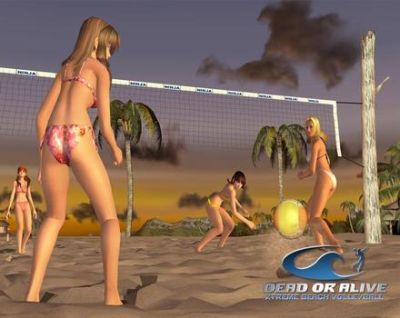 Dead or Alive Xtreme Beach Volleyball (Xbox, б/у, без обложки)