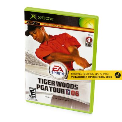 Tiger Woods PGA Tour 06 (Xbox, б/у, множ.царап., устанавливается на 100%)