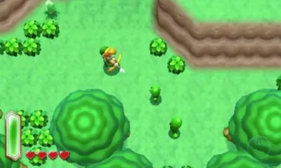 The Legend of Zelda A Link Between Worlds (3DS, б/у)