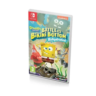 SpongeBob SquarePants Battle For Bikini Bottom - Rehydrated (Nintendo Switch, б/у, рус.)