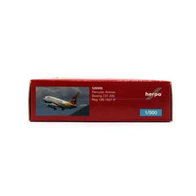 Модель самолета Herpa Wings 526906 Peruvain Boeing 737-200 OB-1841-P 1:500