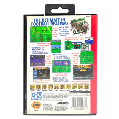 Картридж Genesis NFL Quarterback Club 96 (б/у) в боксе с инструкцией