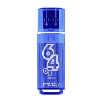 Флэш накопитель USB 3.0 64 GB GLOSSY Smartbuy (Blue)