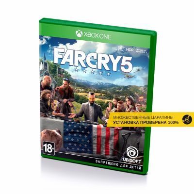 Far Cry 5 (Xbox One/Series, б/у, рус., множ.царап., устанавливается на 100%)