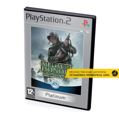 Medal of Honor Frontline Platinum (PS2, б/у, множ.царап., устанавливается на 100%)