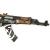 Деревянный автомат Калашникова АК-47 Пустынный Повстанец (резинкострел) Mod.2 EcoToys