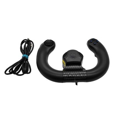 Руль Gioteck FR-1 Freedom Racing Wheel (PS3, б/у, без ресивера, работает только по проводу)
