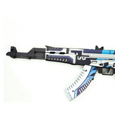 Деревянный автомат Калашникова АК-47 Вулкан (резинкострел) Mod.2 EcoToys
