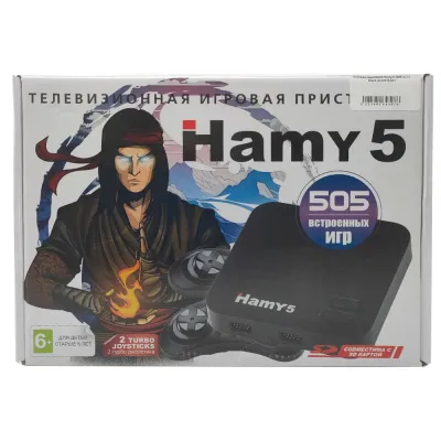 Игровая приставка Hamy 5 (505-in-1) Black (8-bit/16-bit)