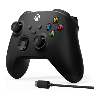 Геймпад Microsoft Xbox Series (черный) + USB-C кабель