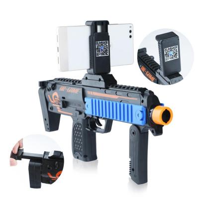 AR Game Gun Автомат Узи Bluetooth контроллер игр виртуальной реальности для смартфона (серый)