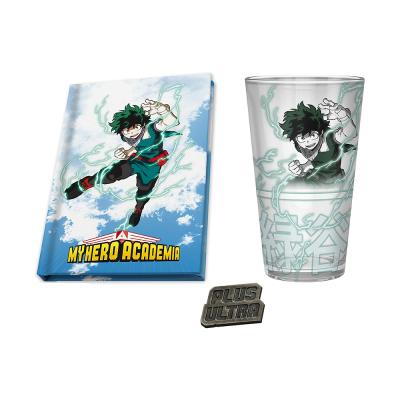Набор подарочный My Hero Academia Heroes Бокал 400ml + значок + Записная книжка ABYPCK216