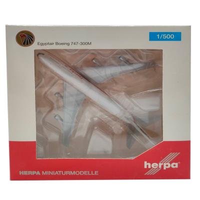 Модель самолета Herpa Wings 527200 Egyptair Boeing 747-300M SU-GAM "Cleopatra" 1:500