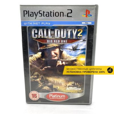 Call of Duty 2 Big Red One Platinum (PS2, б/у, множ.царап. устанавливается на 100%)