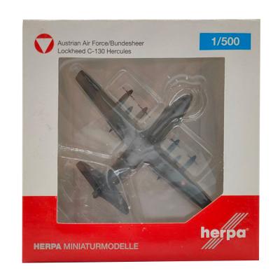 Модель самолета Herpa Wings 526784 Austrian Air Force/Bundesheer Lockheed C-130 8T-CA 1:500
