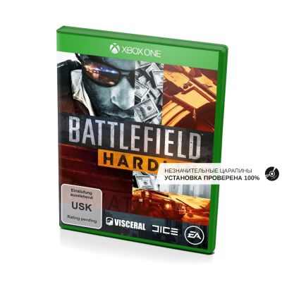 Battlefield Hardline (Xbox One/Series, б/у, рус. незнач. царап. устанавливается на 100%)