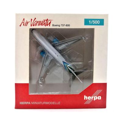 Модель самолета Herpa Wings 524346 Air Vanuatu Boeing Airplane 737-800 YJ-AV1 1:500