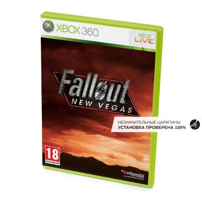 Fallout New Vegas (Xbox 360/One/Series, б/у, незнач.царап, устанавливается 100%)