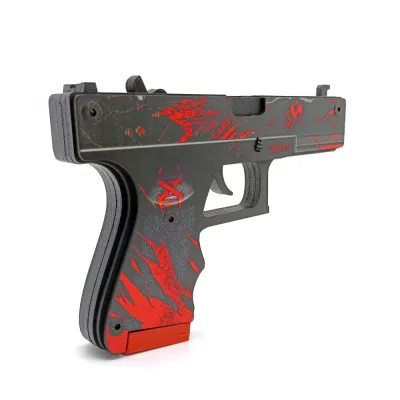 Деревянный пистолет Глок 18 Хаунт (резинкострел) Mod.1 PalisWood