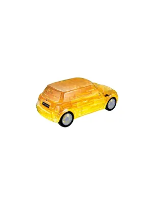 Happy Well Мини Купер (желтый прозрачный) объемный 3D-пазл 64 дет.