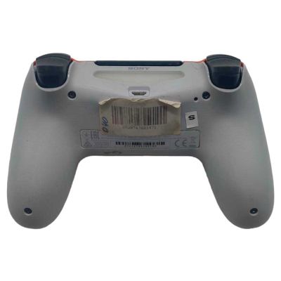 Джойстик (Геймпад) Dualshock 4 v2 CUH-ZCT2E (оранжево-белый, б/у, кастомизированный)