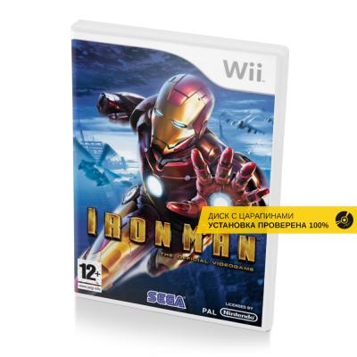 Iron Man (Wii, б/у, множ.царап., устанавливается на 100%) (регион PAL)