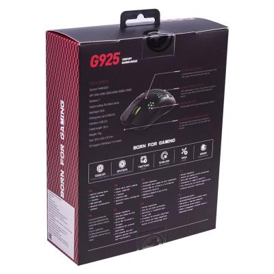 Мышь проводная Marvo G925 Gaming Mouse с подсветкой RGB