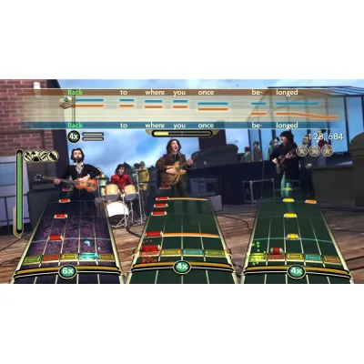 The Beatles Rock Band (Xbox 360, витринный образец)