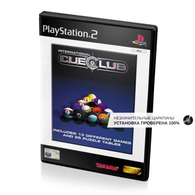 International Cue Club (PS2, б/у, незнач.царап., устанавливается на 100%)