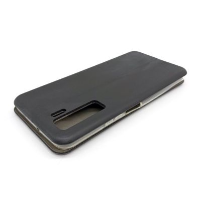 Чехол для Huawei Honor 30S книжка с магнитом/кожа/визитница (черный)
