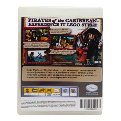 Lego Pirates of the Caribbean The Video Game (PS3, б/у) Специальная обложка