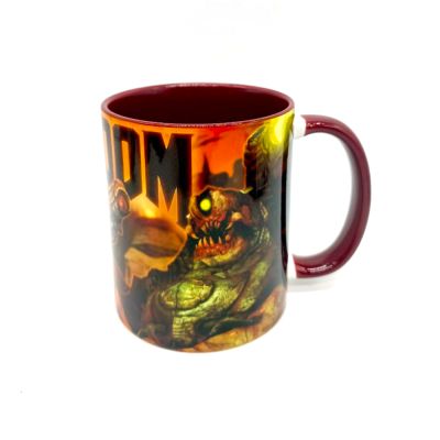 Кружка с принтом Doom